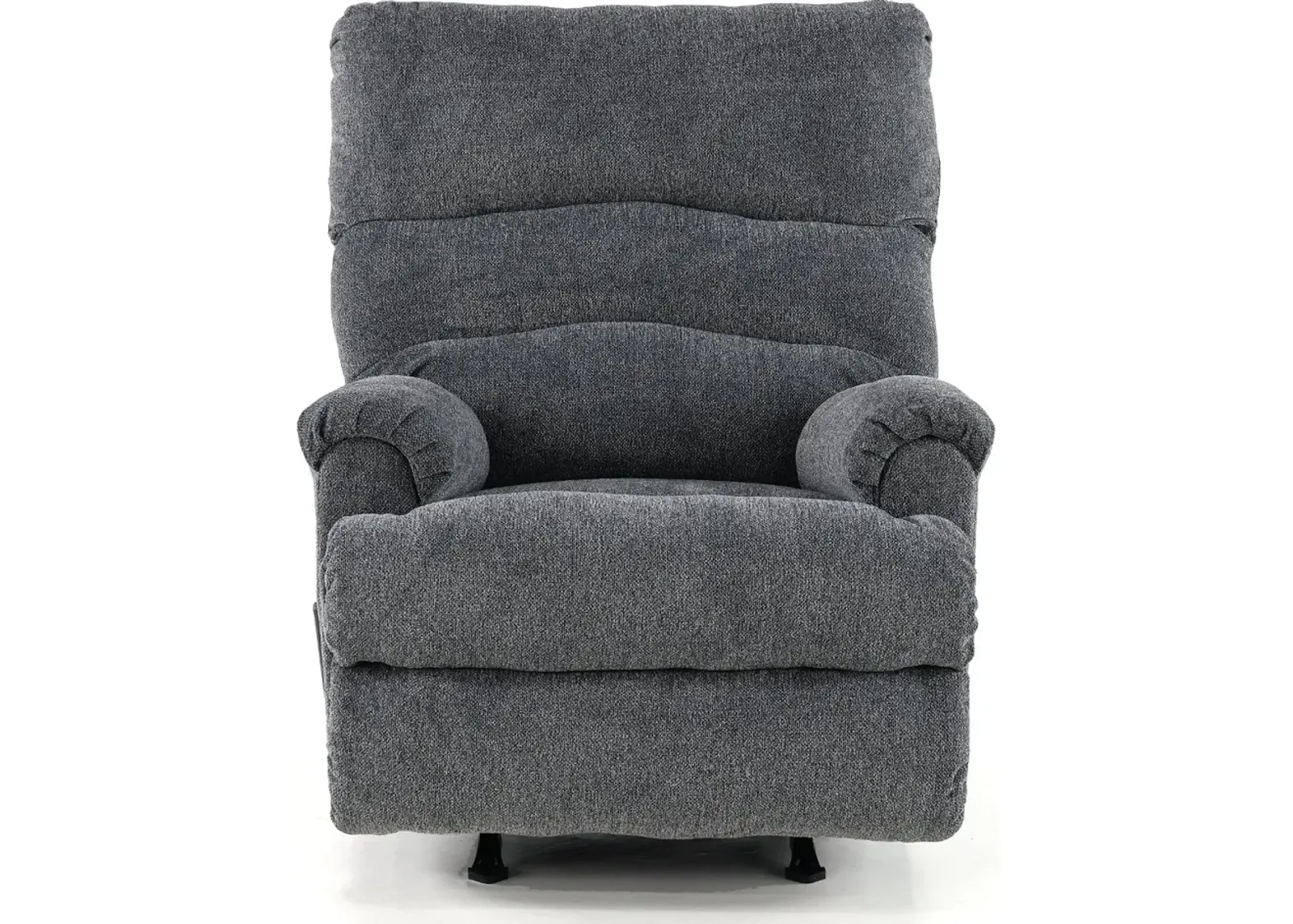 Manfort Charcoal Gray Rocker Recliner