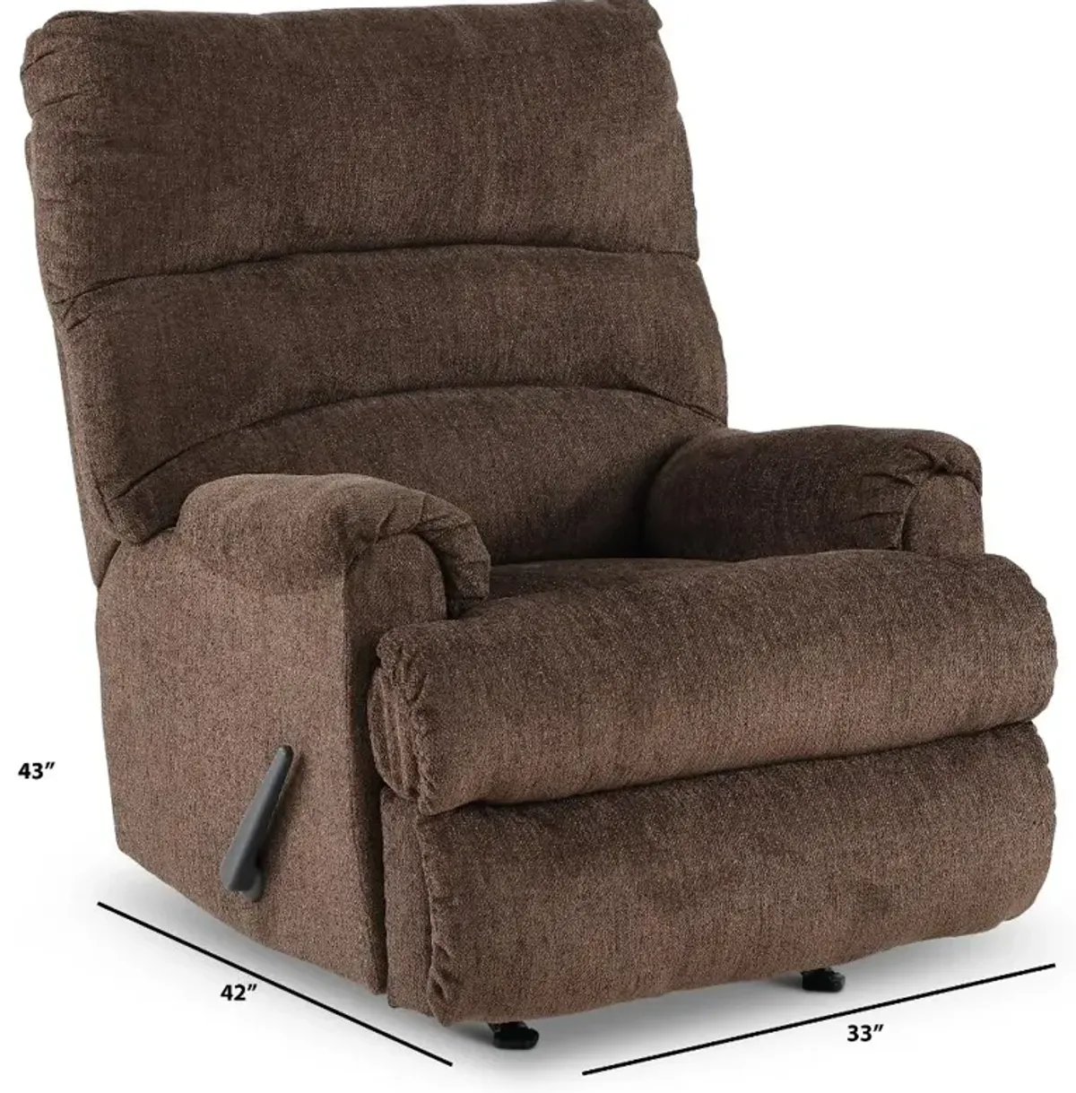 Manfort Brown Rocker Recliner