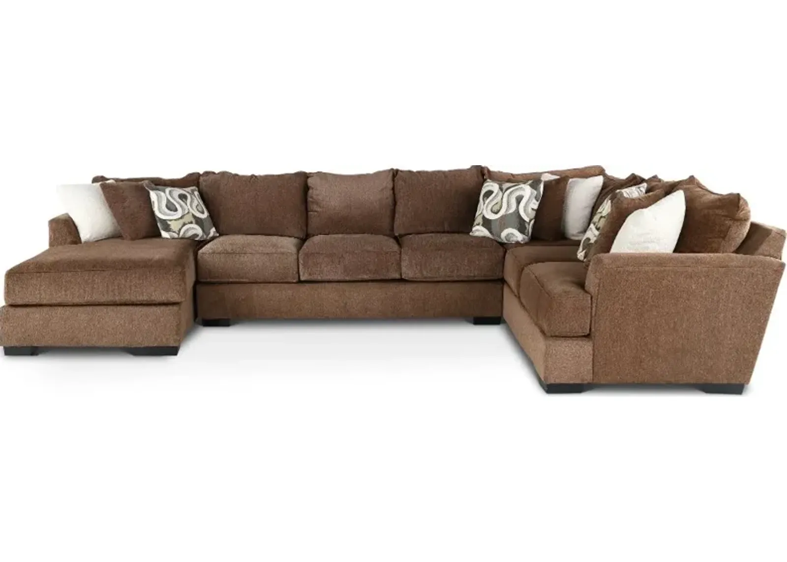 Tranquility Brown 3 Piece Sectional