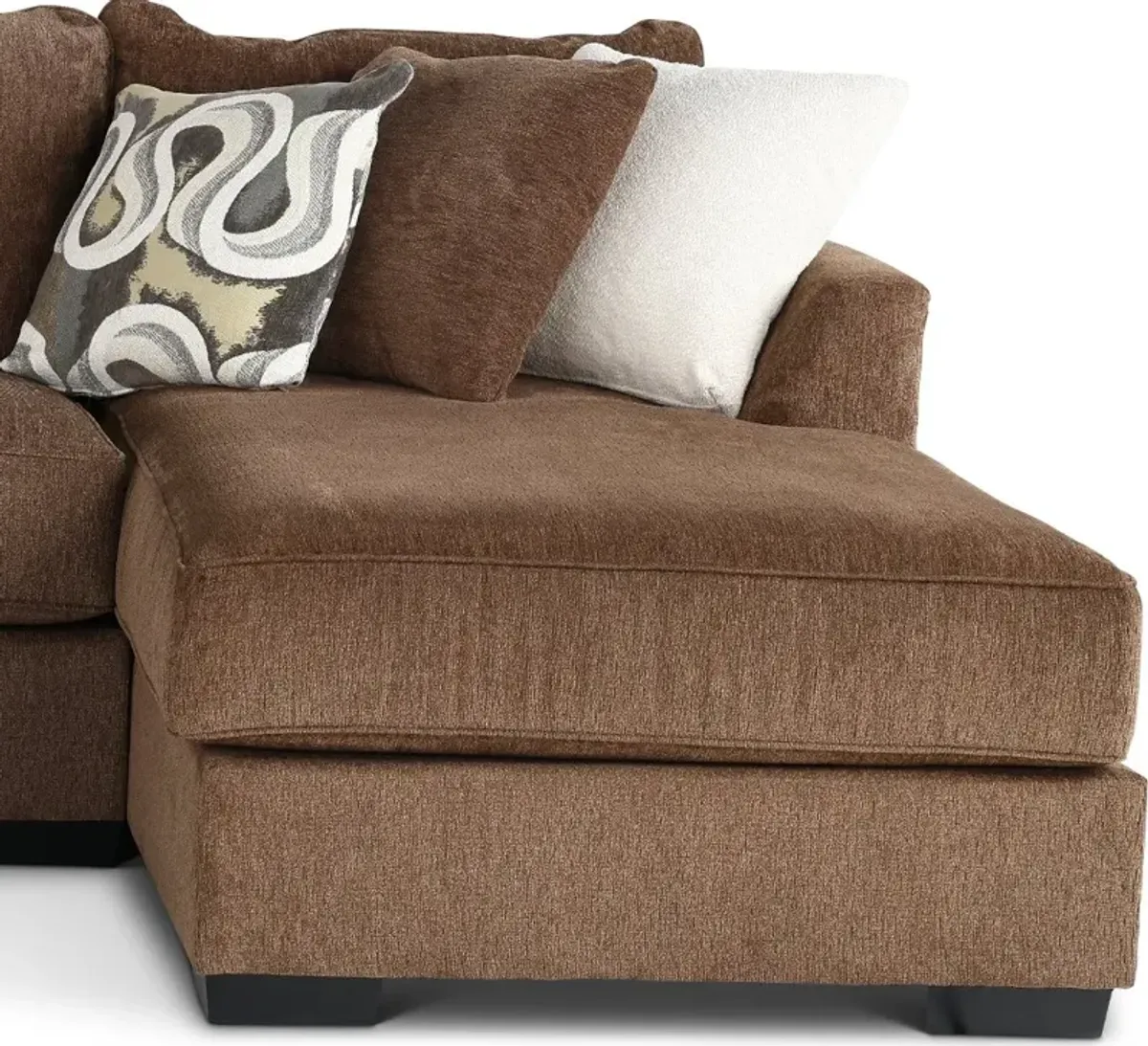 Tranquility Brown 3 Piece Sectional