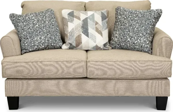 Bryn Beige Loveseat