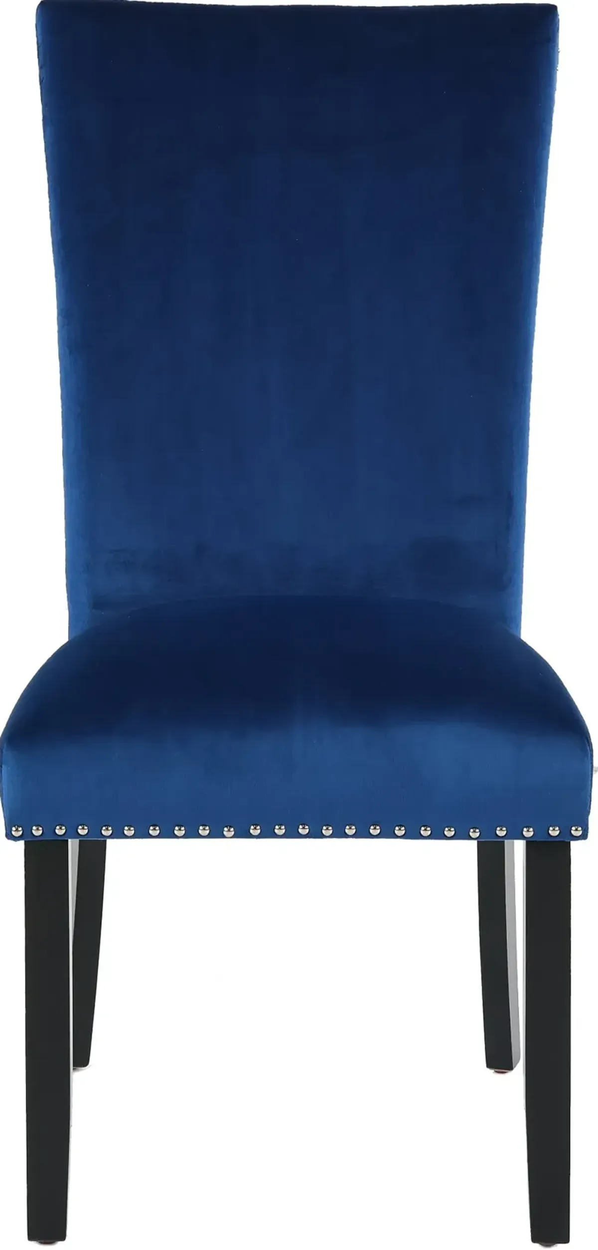 Valentino Blue Velvet Dining Chair