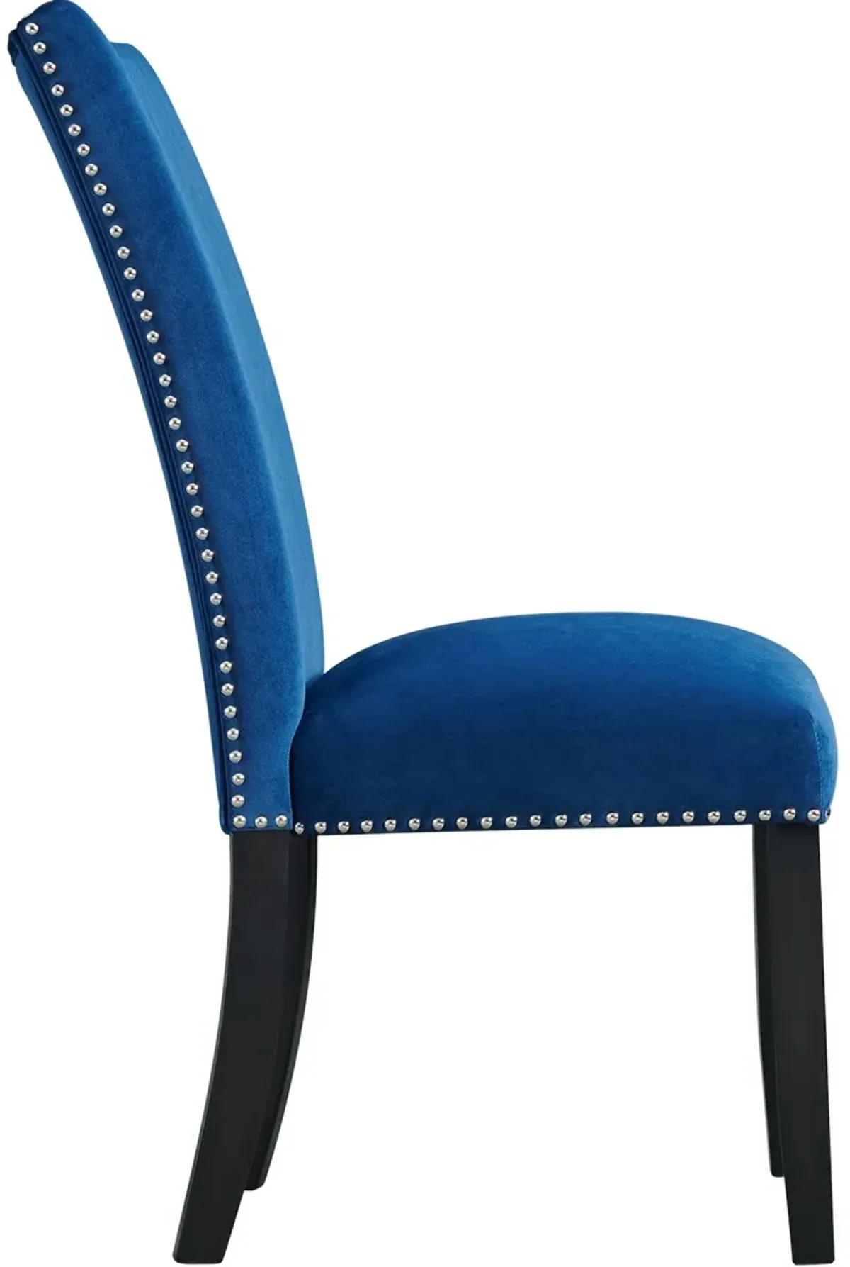 Valentino Blue Velvet Dining Chair