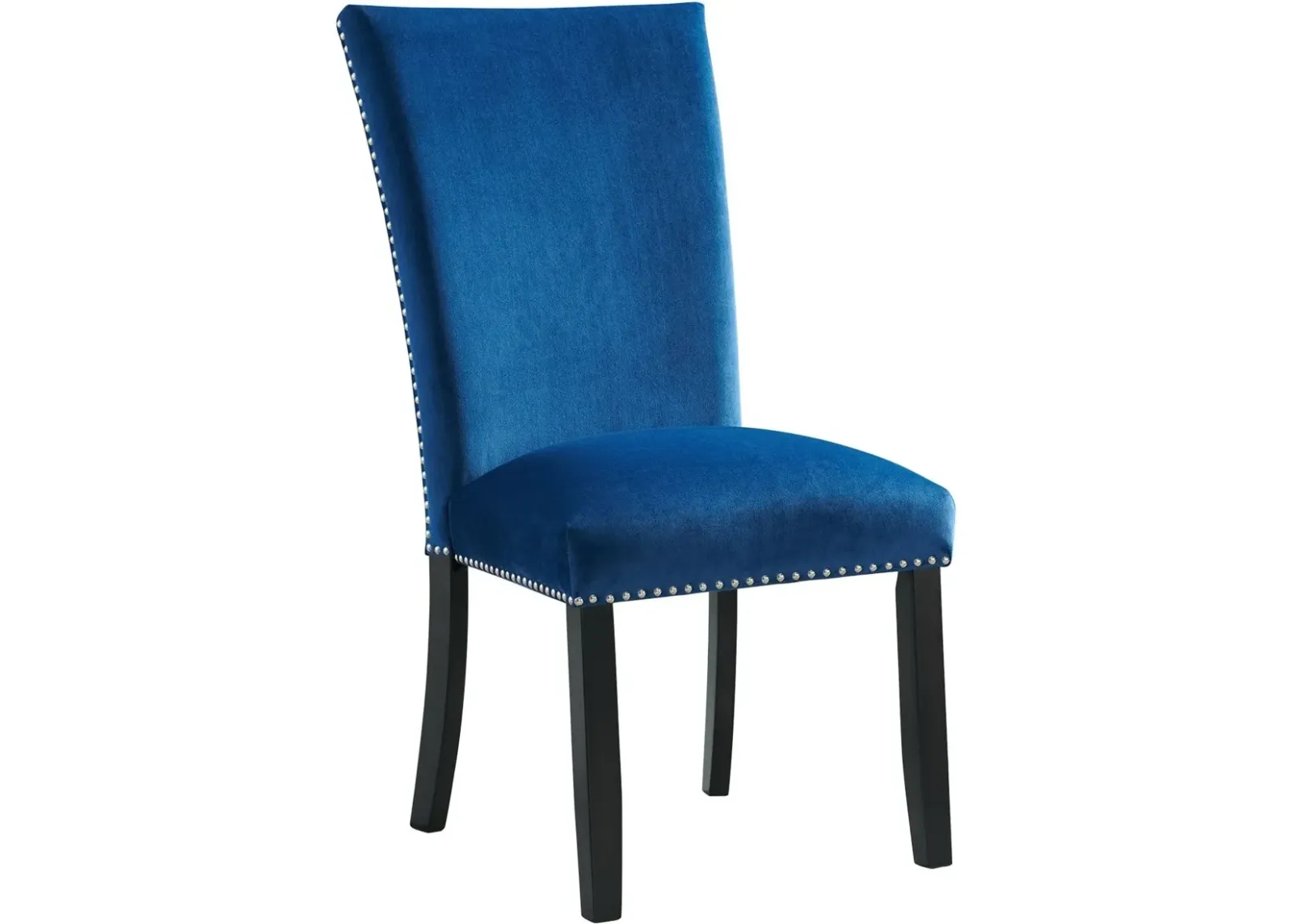 Valentino Blue Velvet Dining Chair