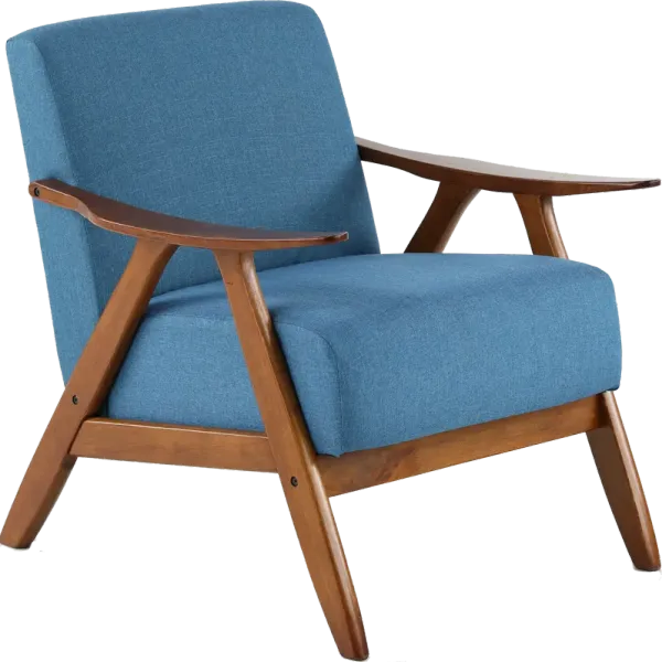 Damala Blue Accent Chair