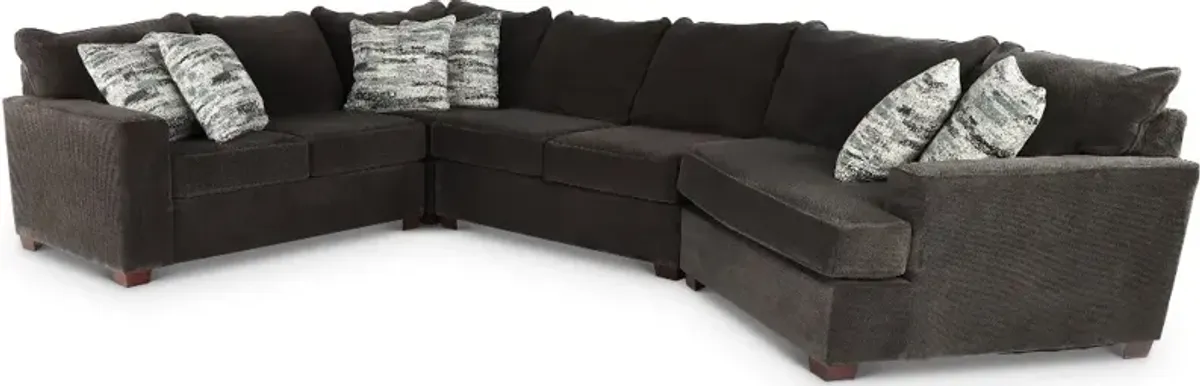 Autumn Gray 4 Piece Sectional