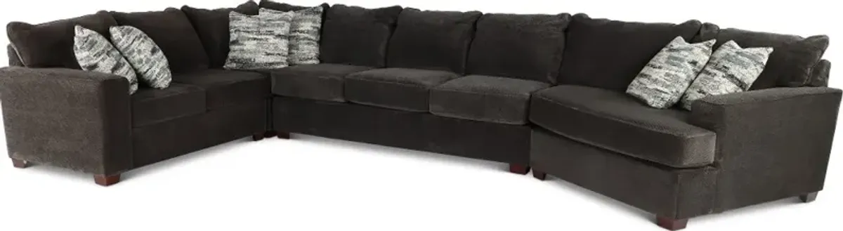 Autumn Gray 4 Piece Sectional