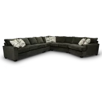 Autumn Gray 5 Piece Sectional
