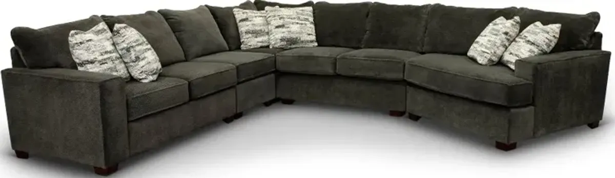 Autumn Gray 5 Piece Sectional