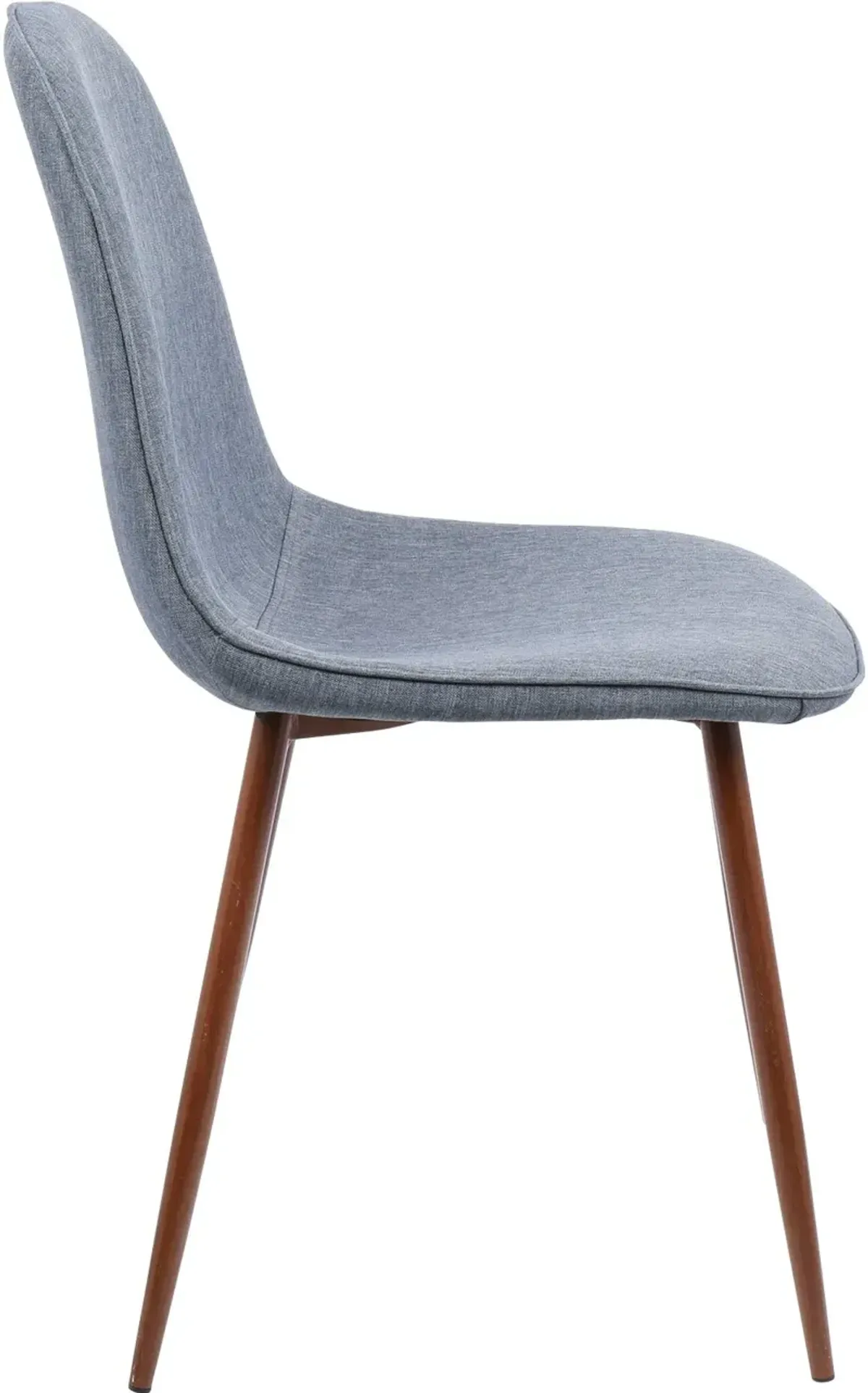 Mid Century Blue Dining Room Chair (Set of 2) - Pebble