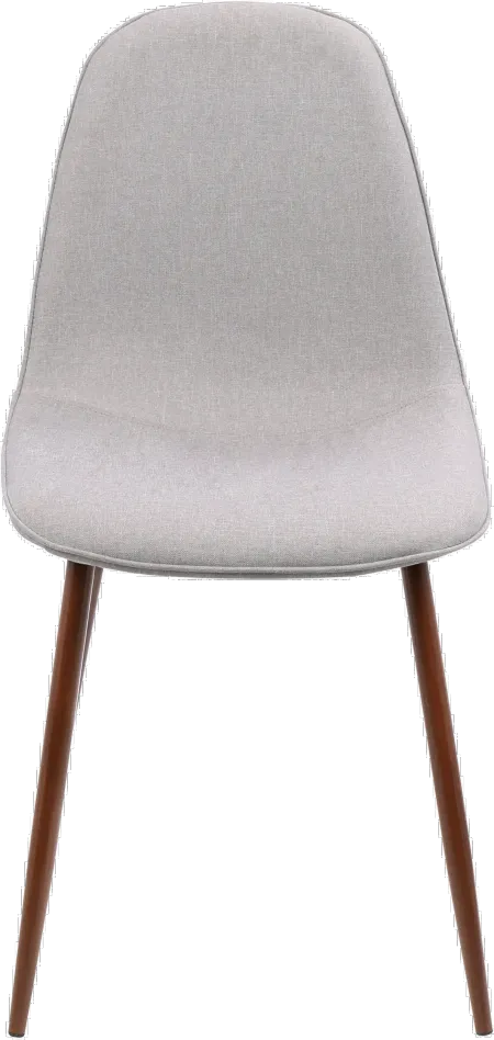 Mid Century Light Gray Dining Room Chair (Set of 2) - Pebble