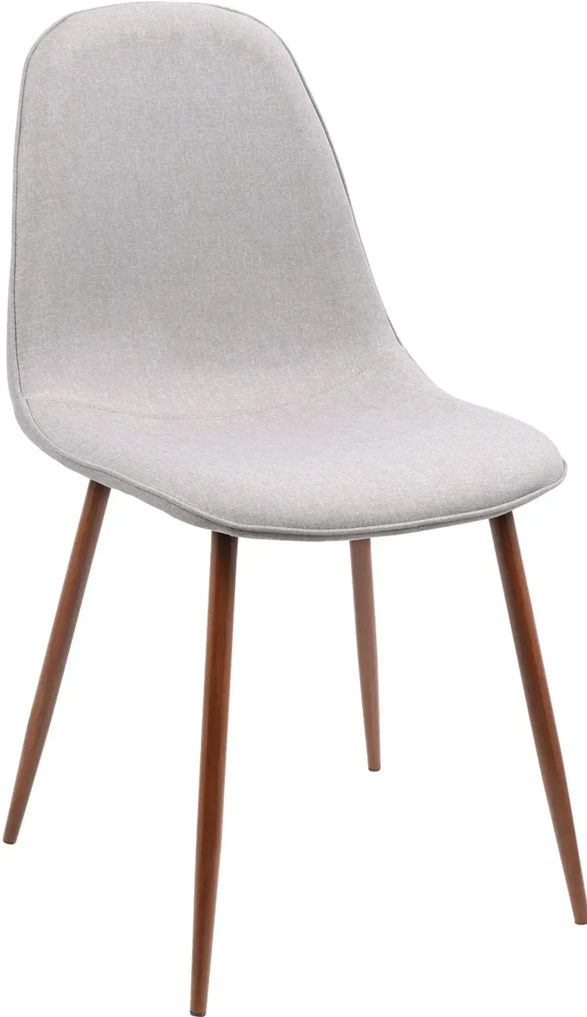 Mid Century Light Gray Dining Room Chair (Set of 2) - Pebble