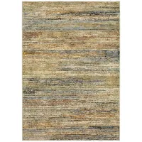 Atlas 5 x 8 Casual Gold and Green Area Rug