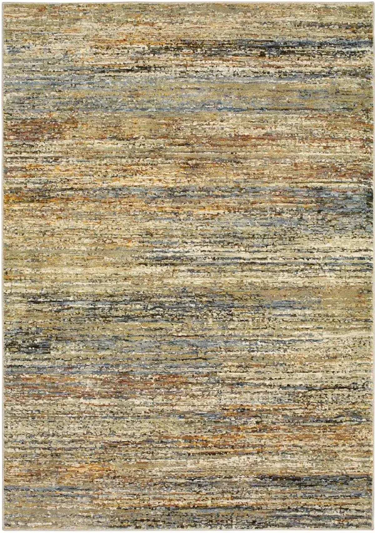 Atlas 5 x 8 Casual Gold and Green Area Rug