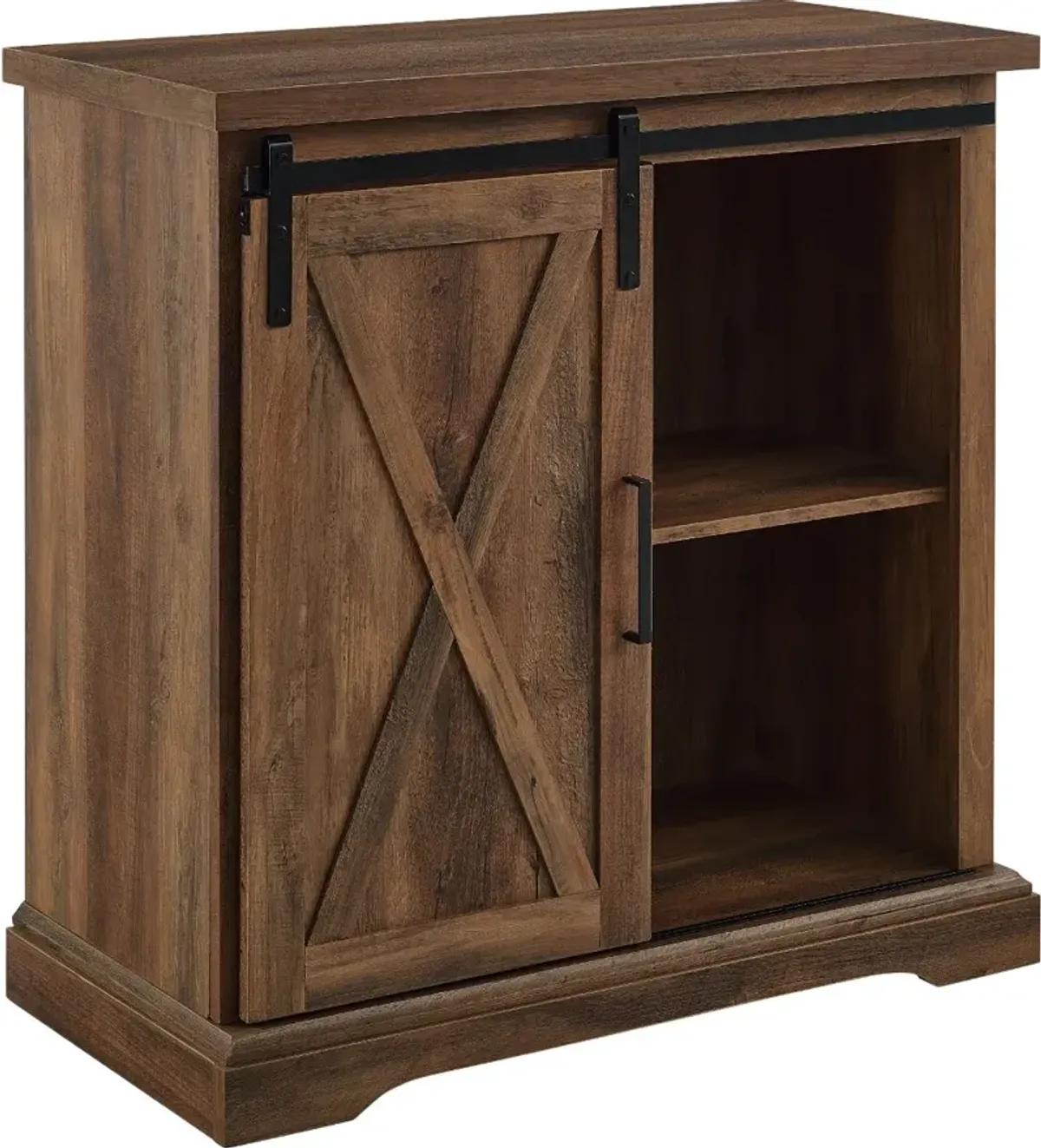 Carolina Rustic Oak Farmhouse Buffet Cabinet - Walker Edison