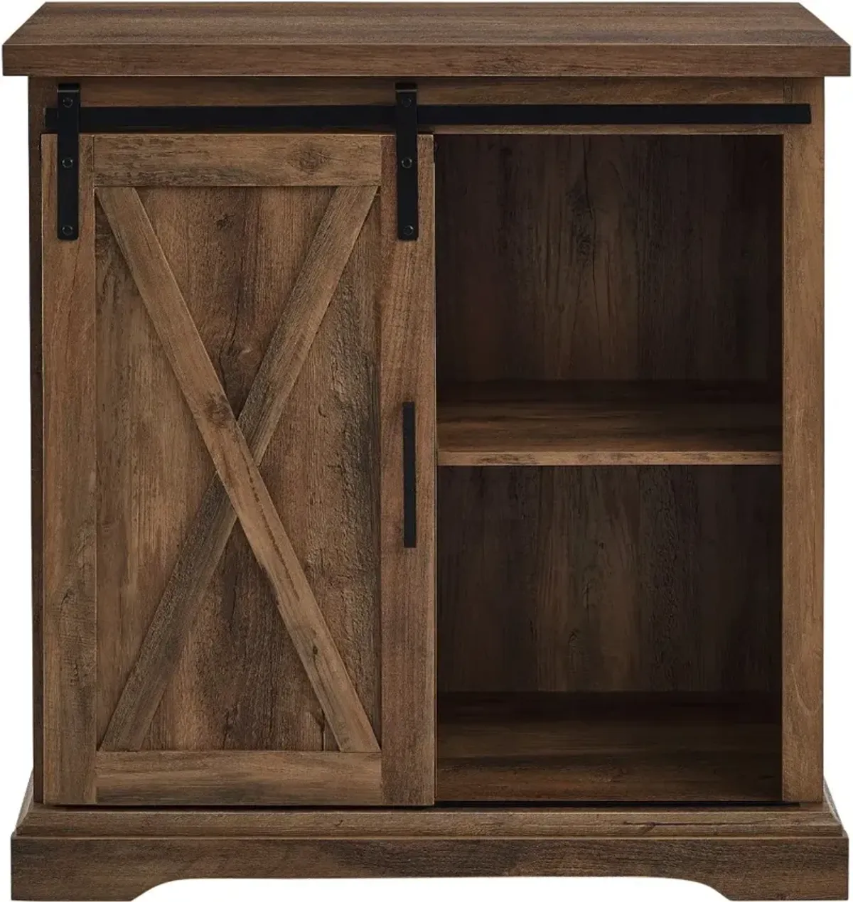 Carolina Rustic Oak Farmhouse Buffet Cabinet - Walker Edison