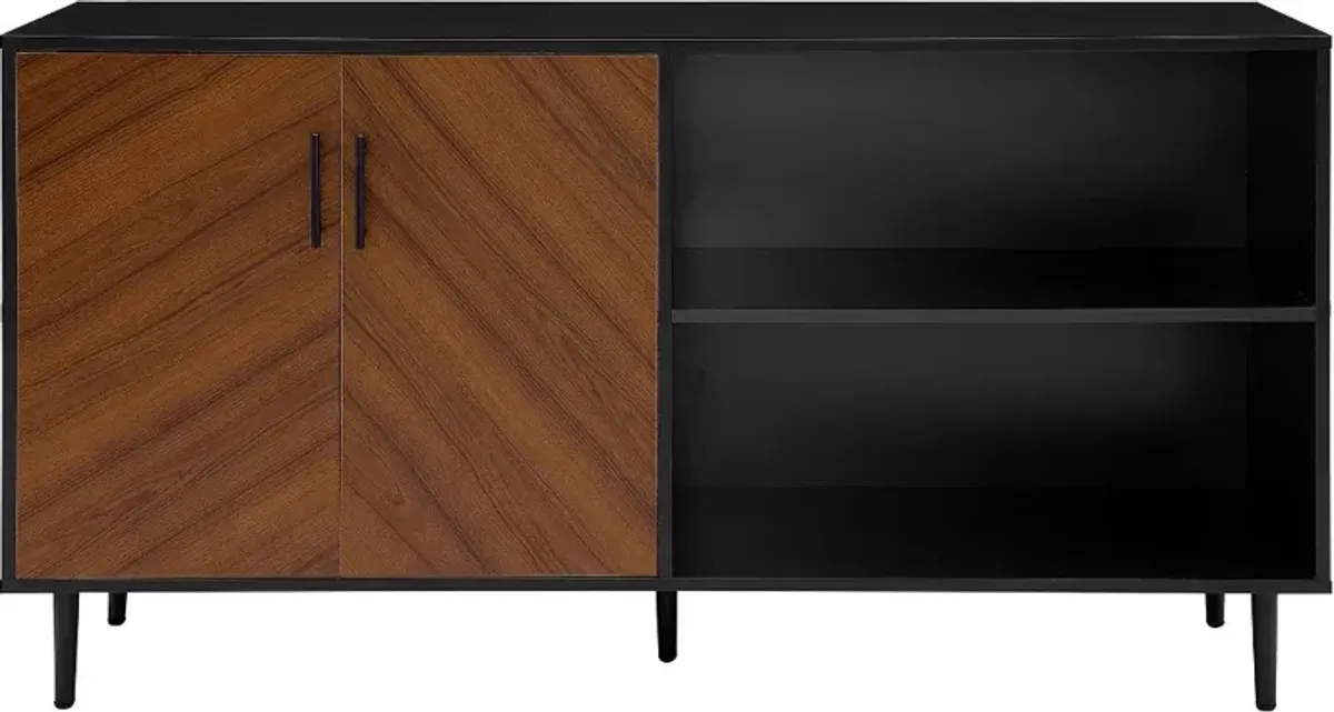 Modern black 58 inch TV Stand - Walker Edison