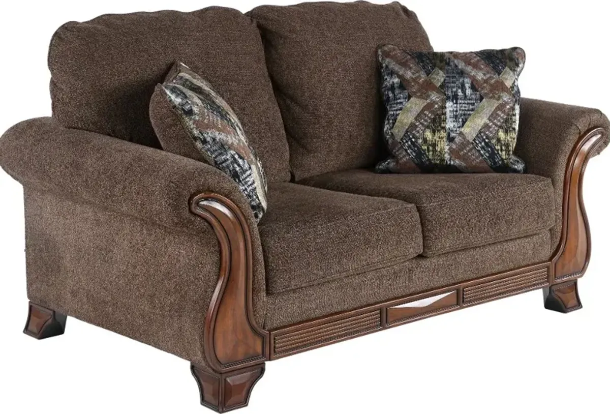 Miltonwood Brown Loveseat