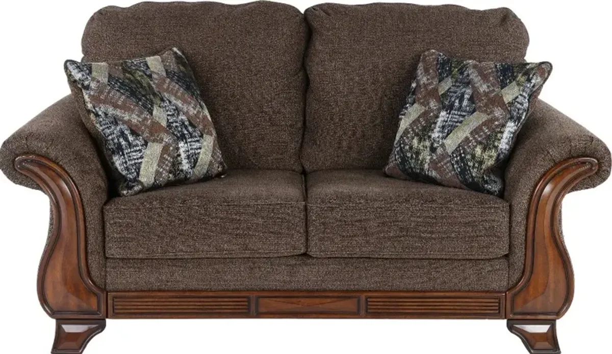 Miltonwood Brown Loveseat