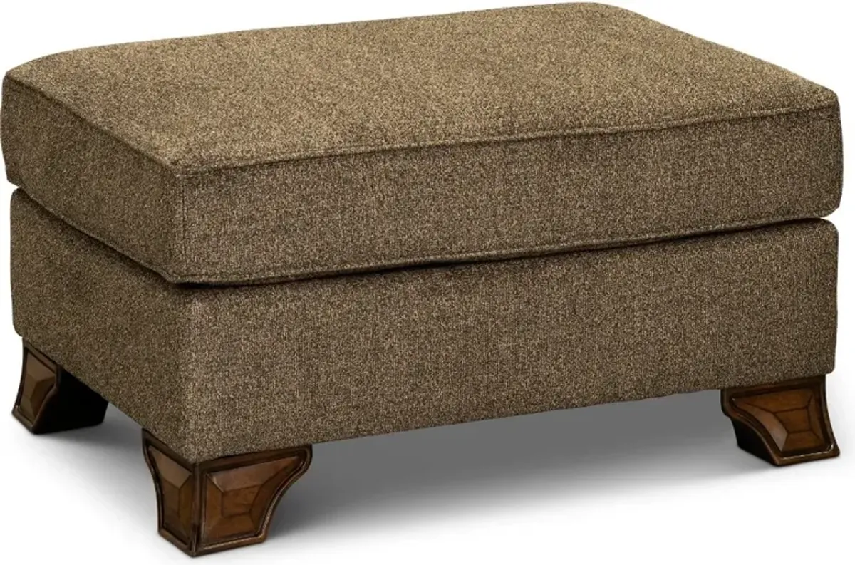 Miltonwood Brown Ottoman