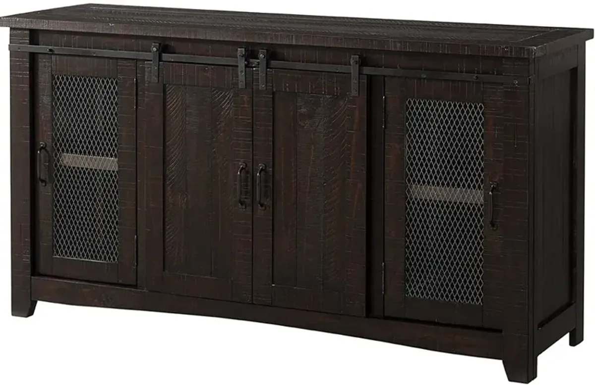 Camden Espresso Brown Farmhouse TV Stand