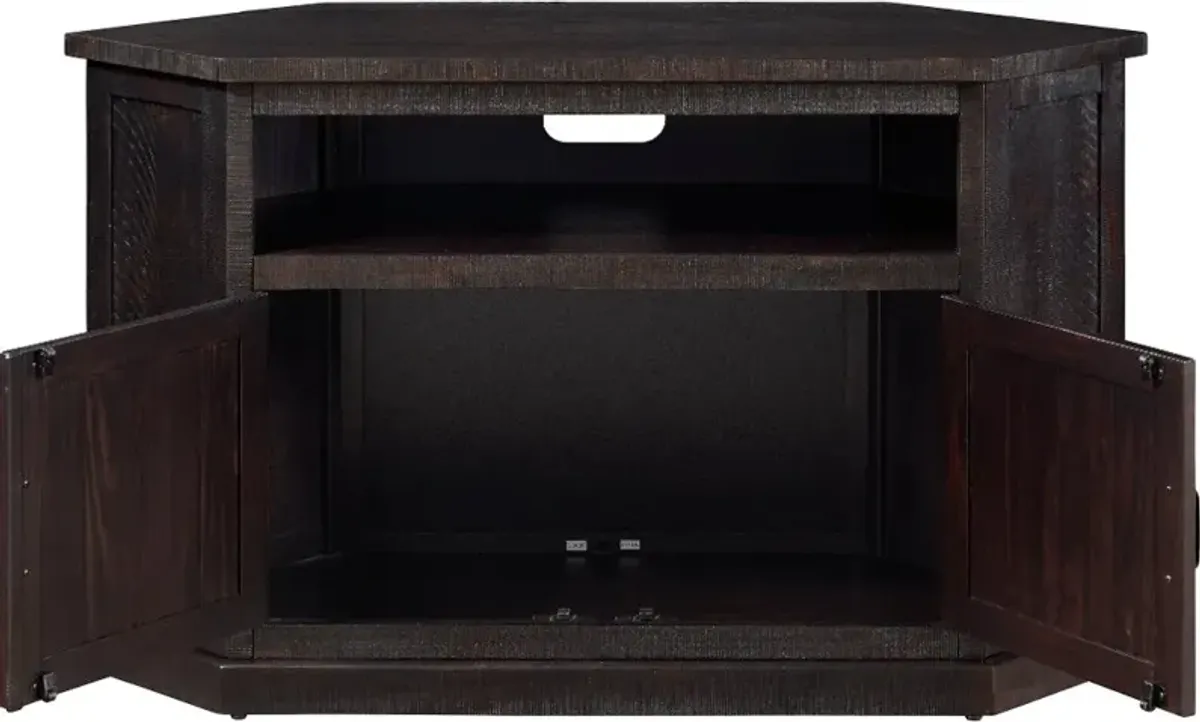 Espresso 55 Inch Corner TV Stand