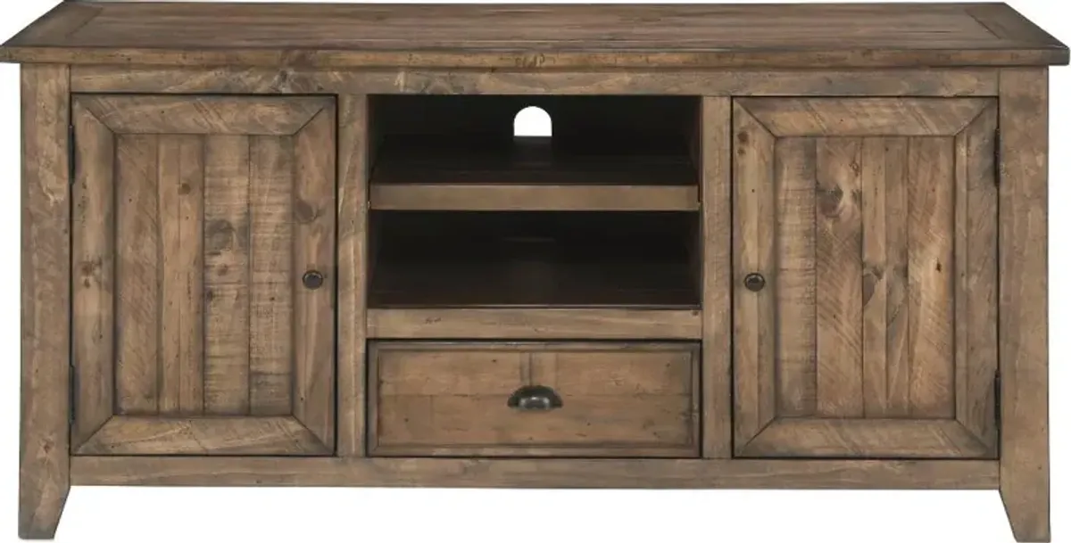 Natural Wood 60 Inch TV Stand