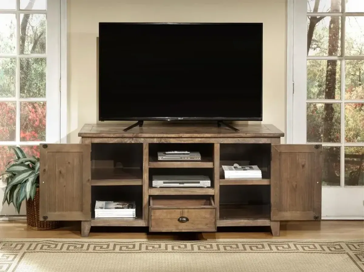 Natural Wood 60 Inch TV Stand