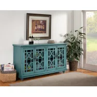 Jules Glam Teal TV Stand