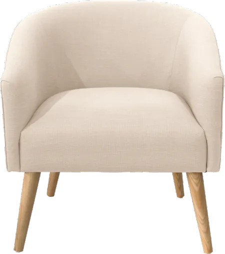 Deco Cream Accent Chair - Skyline Furniture