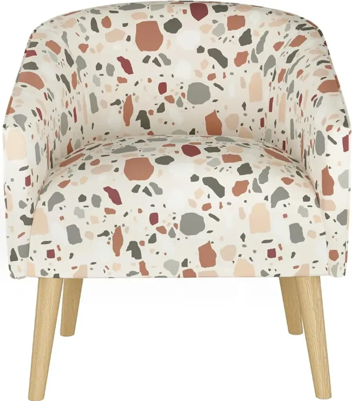 Deco Terrazzo Rust Accent Chair - Skyline Furniture