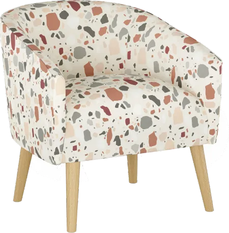 Deco Terrazzo Rust Accent Chair - Skyline Furniture