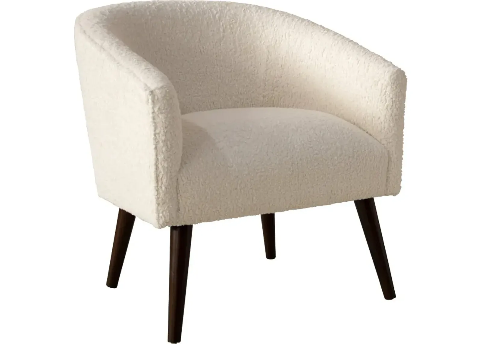 Deco Natural Faux Sheepskin Accent Chair - Skyline Furniture