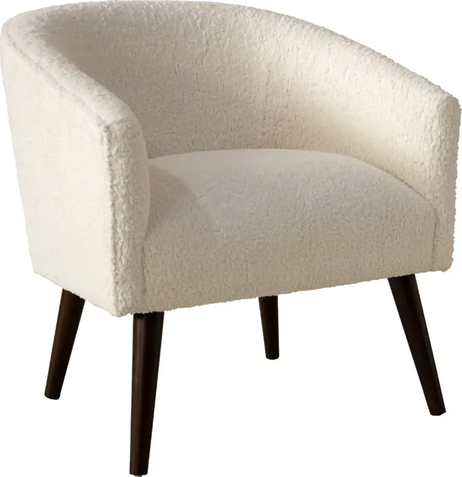 Deco Natural Faux Sheepskin Accent Chair - Skyline Furniture