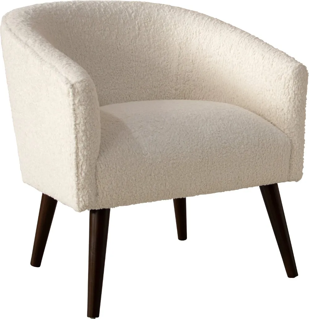 Deco Natural Faux Sheepskin Accent Chair - Skyline Furniture