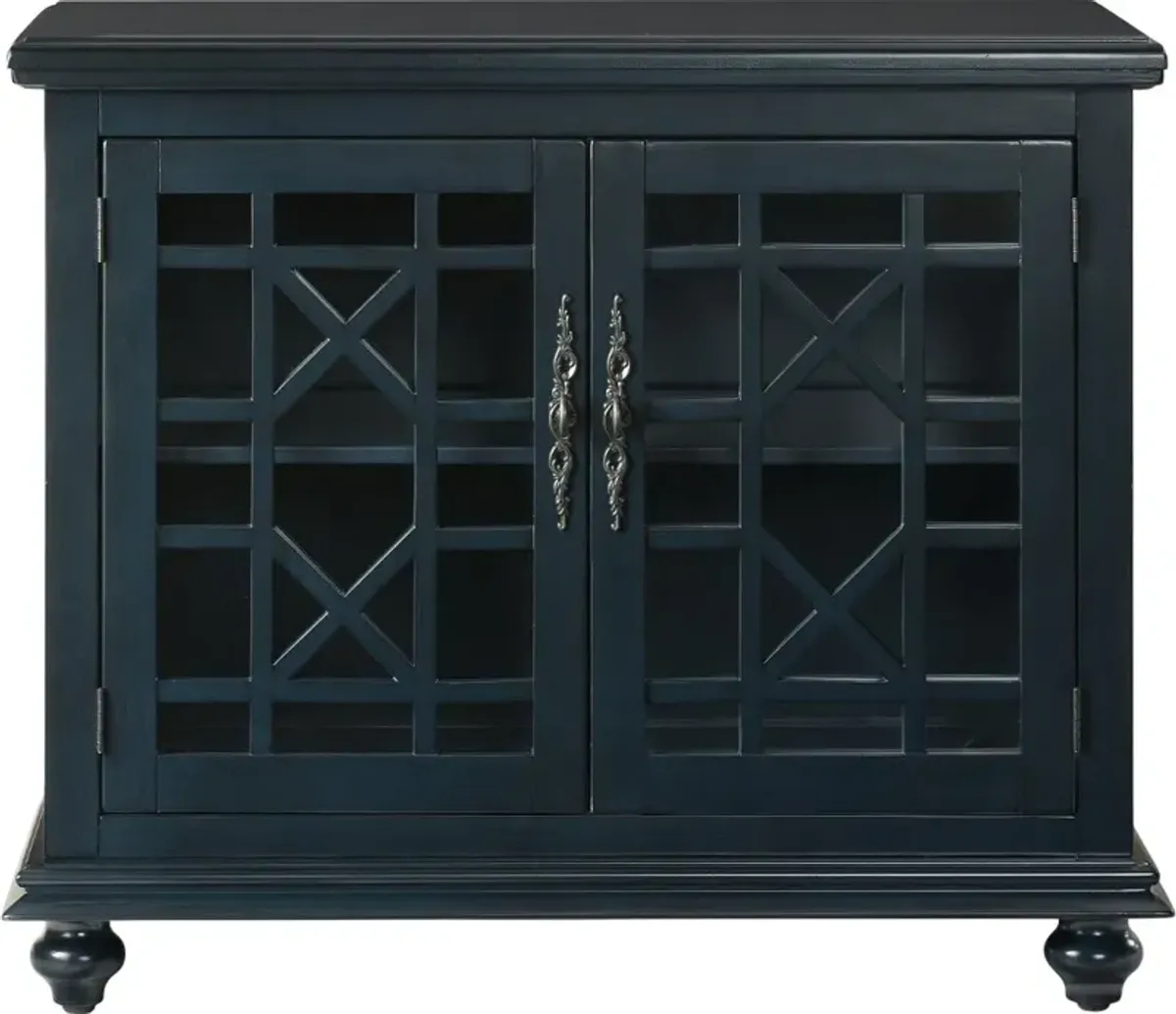 Jules Navy Blue 38 inch TV Stand