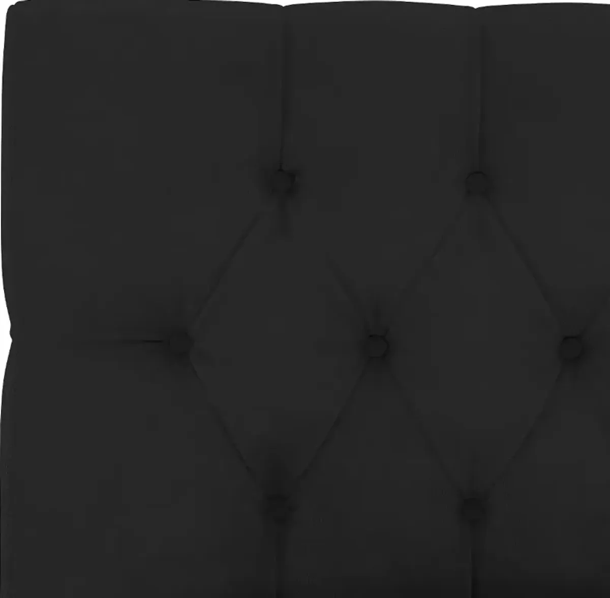 Julia Velvet Black Tufted King Upholstered Bed - Skyline Furniture