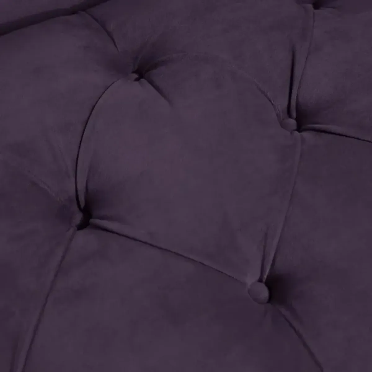 Edith Purple Velvet Tufted Lounge Chaise - Skyline Furniture