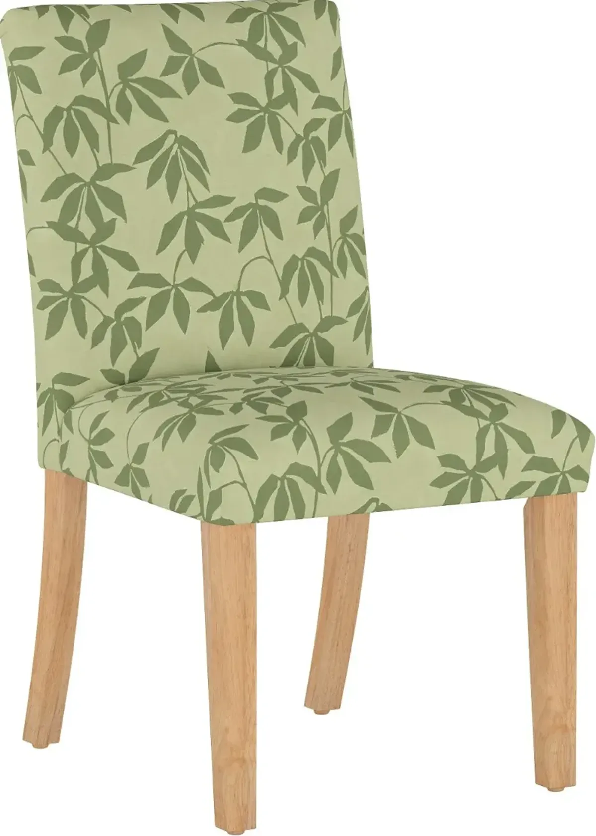 Jennifer Floral Sage Upholstered Dining Chair - Skyline Furniture