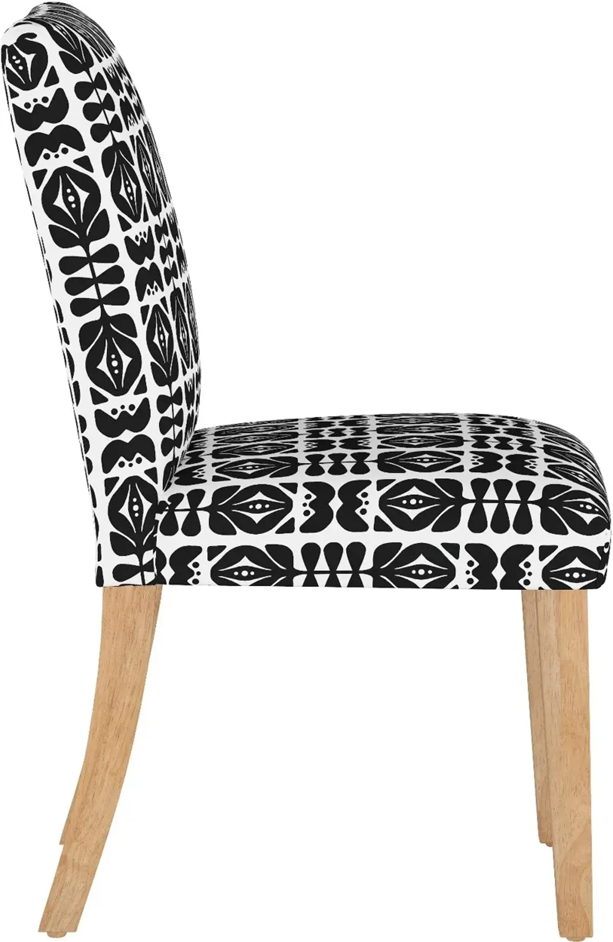 Jennifer Black Upholstered Dining Chair - Skyline Furniture