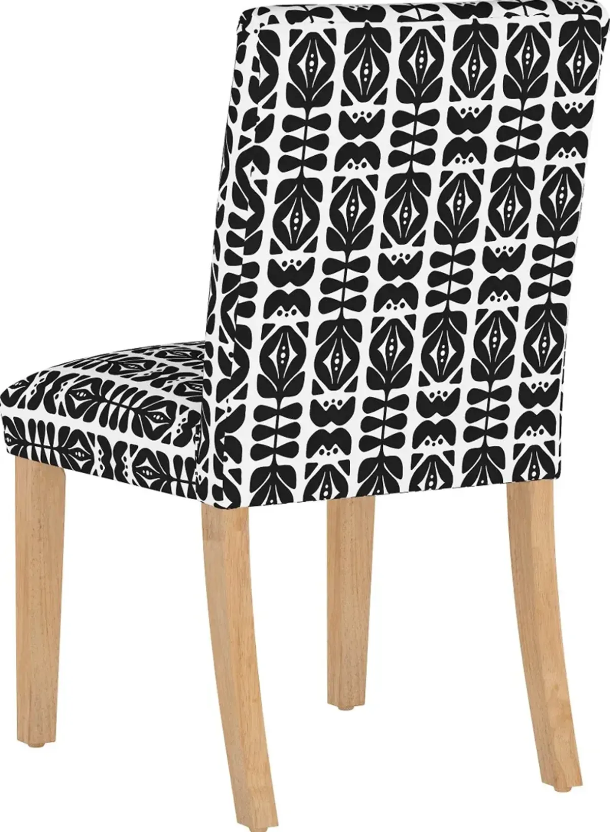 Jennifer Black Upholstered Dining Chair - Skyline Furniture