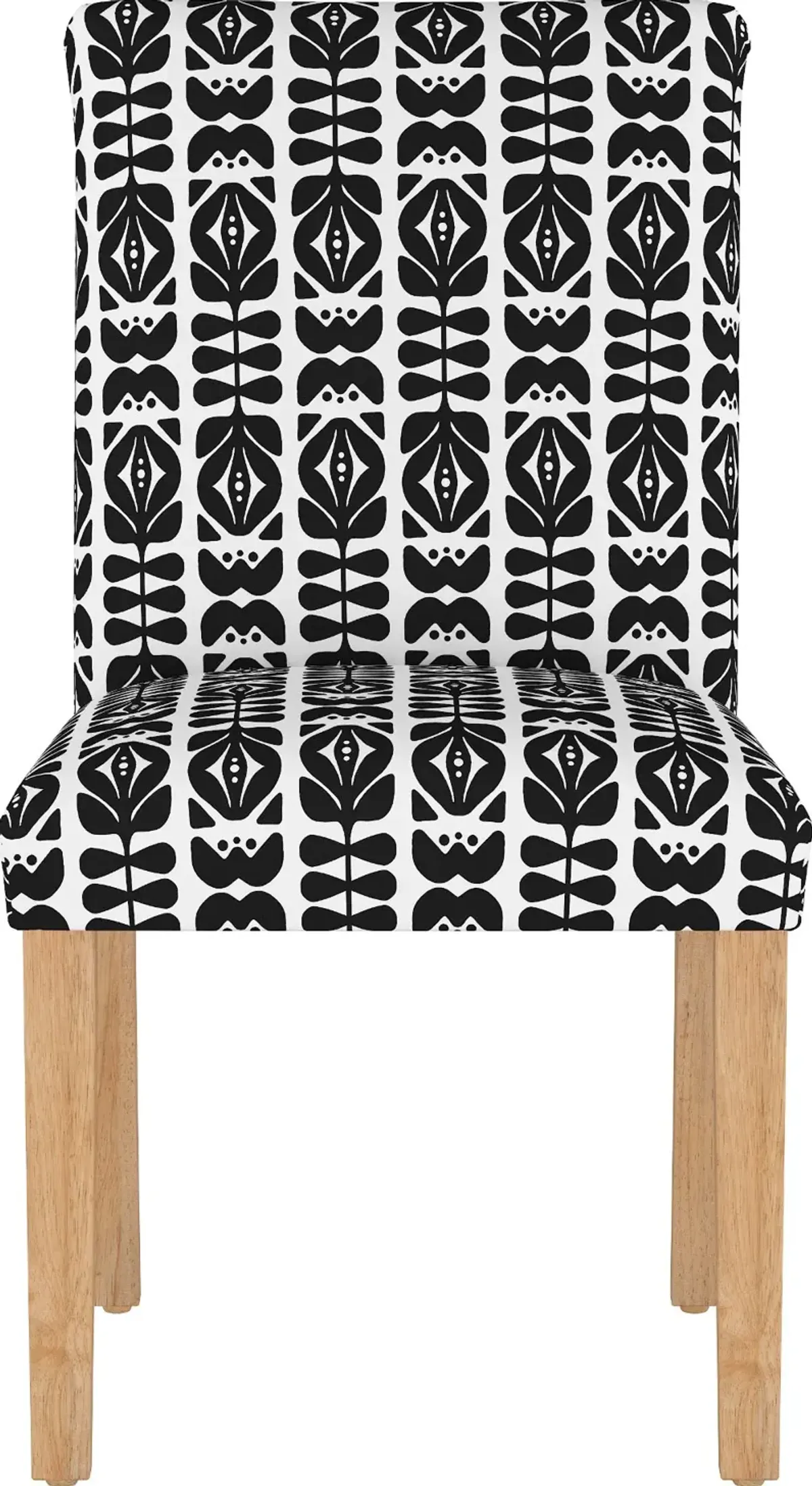 Jennifer Black Upholstered Dining Chair - Skyline Furniture