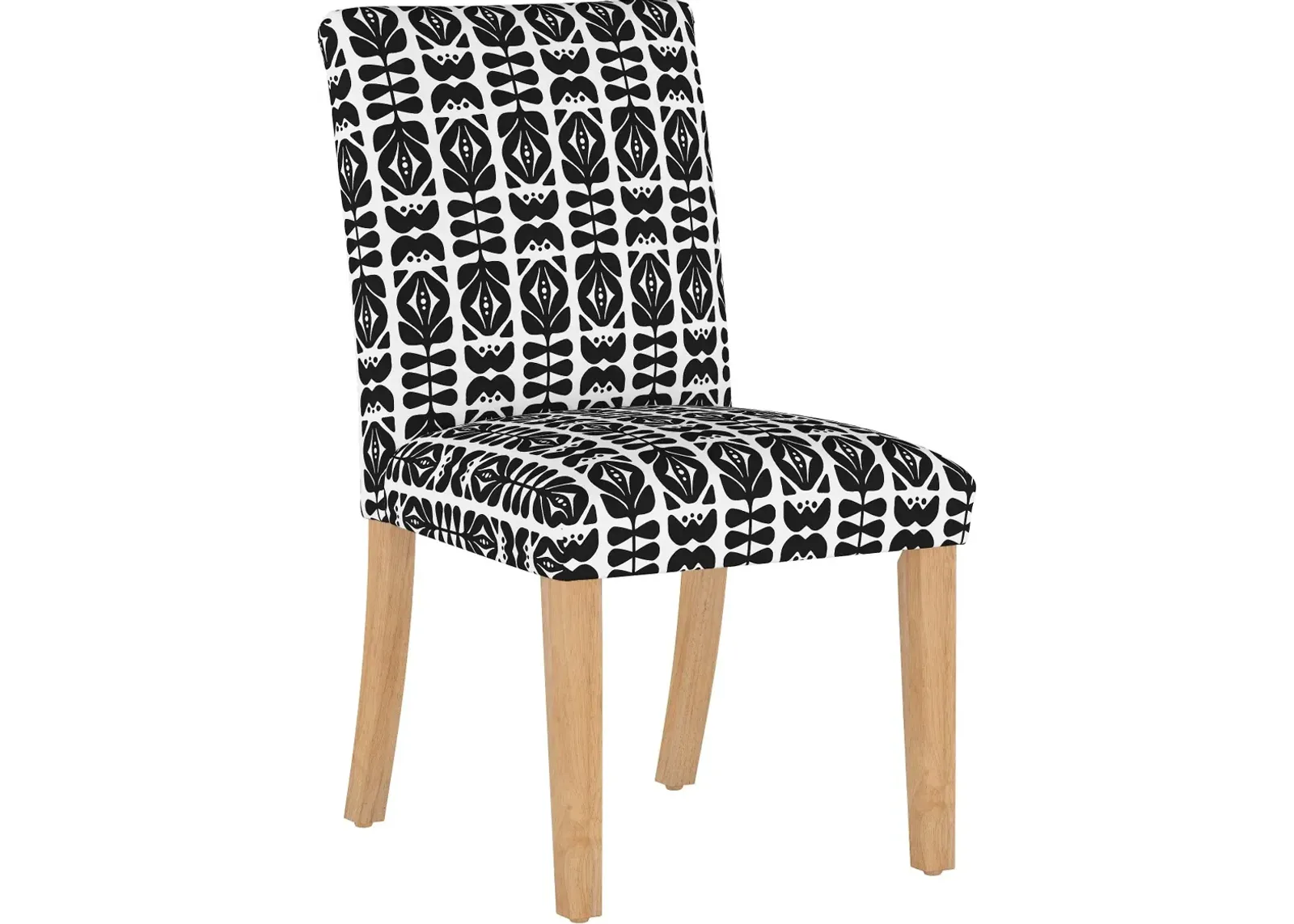 Jennifer Black Upholstered Dining Chair - Skyline Furniture