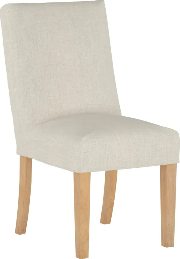 Jennifer Linen Slipcover Upholstered Dining Chair - Skyline Furniture
