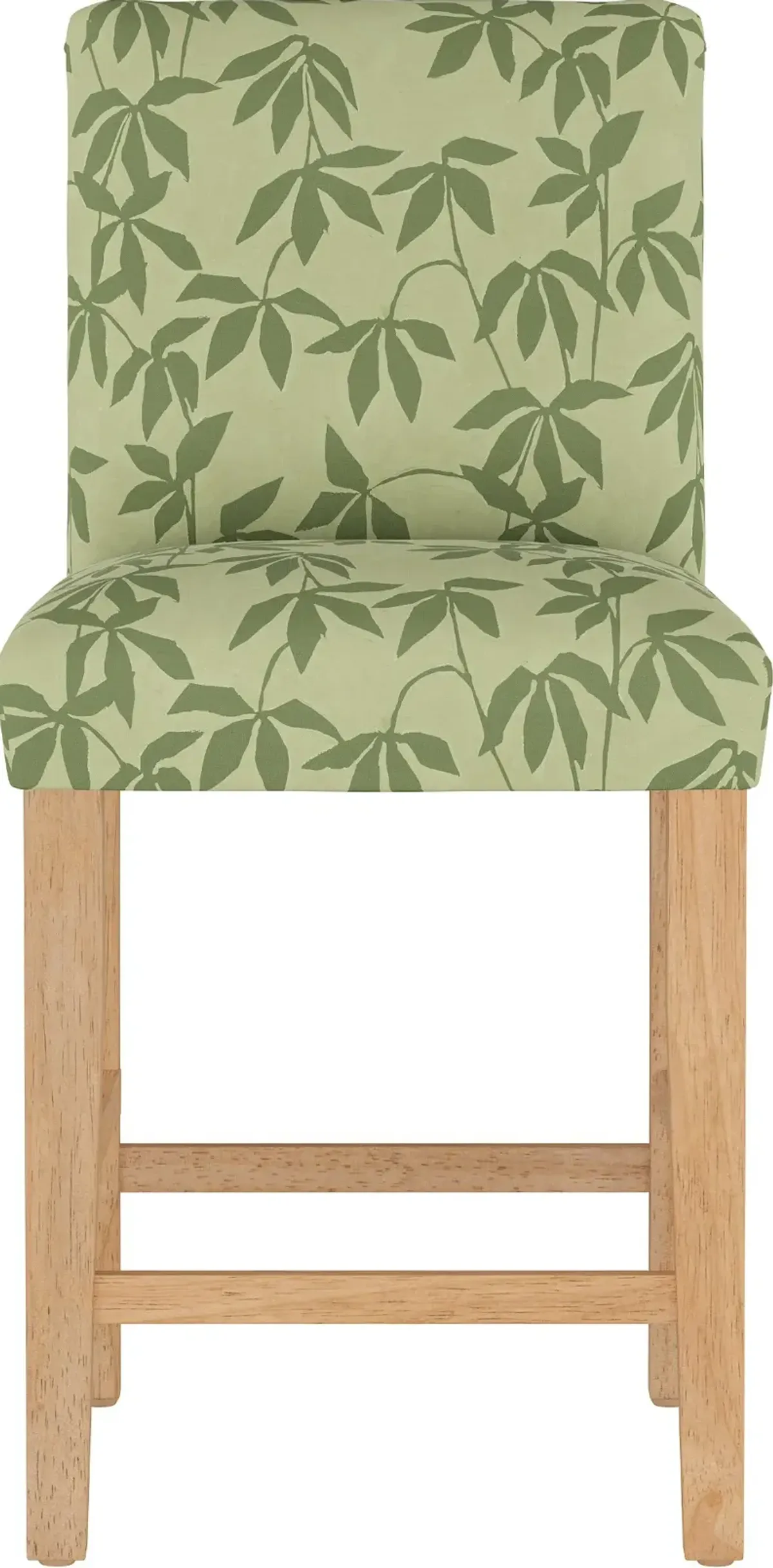Jennifer Floral Sage Upholstered Counter Height Stool - Skyline Furniture