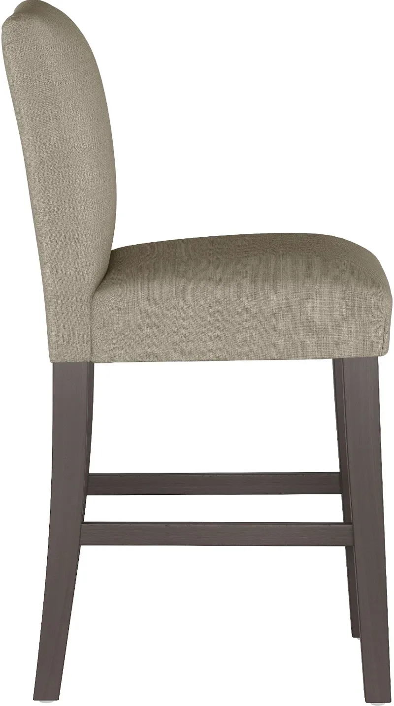 Zuma Beige Upholstered Counter Height Stool - Skyline Furniture