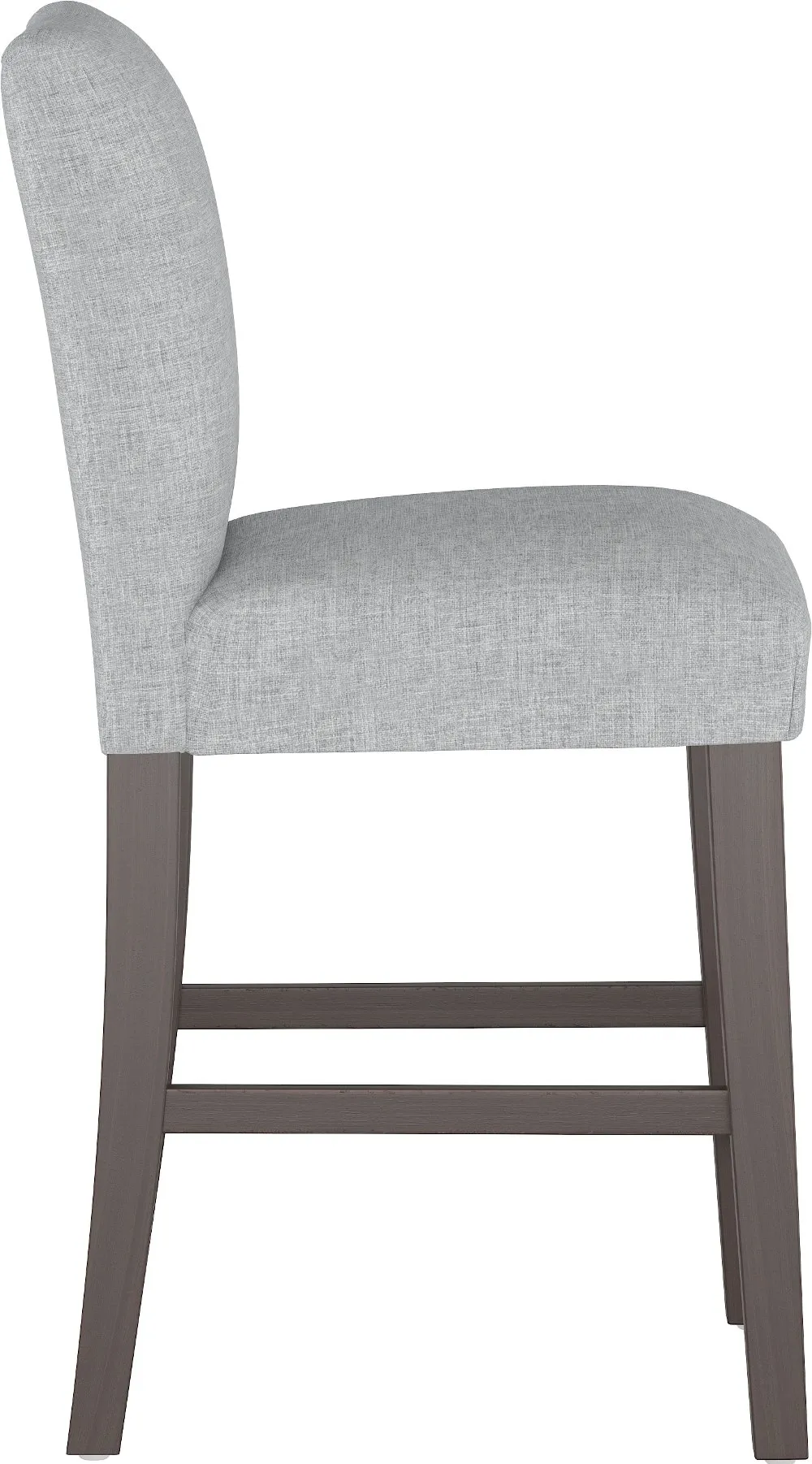 Zuma Gray Upholstered Counter Height Stool - Skyline Furniture