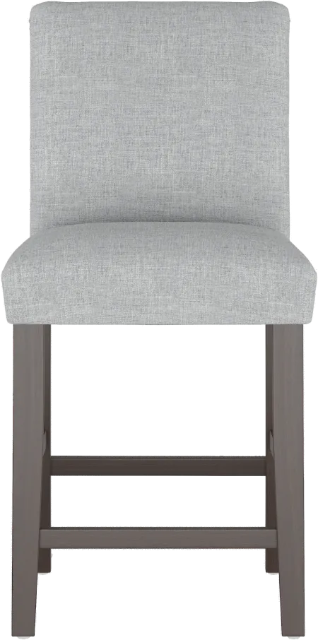 Zuma Gray Upholstered Counter Height Stool - Skyline Furniture