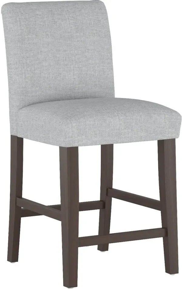 Zuma Gray Upholstered Counter Height Stool - Skyline Furniture