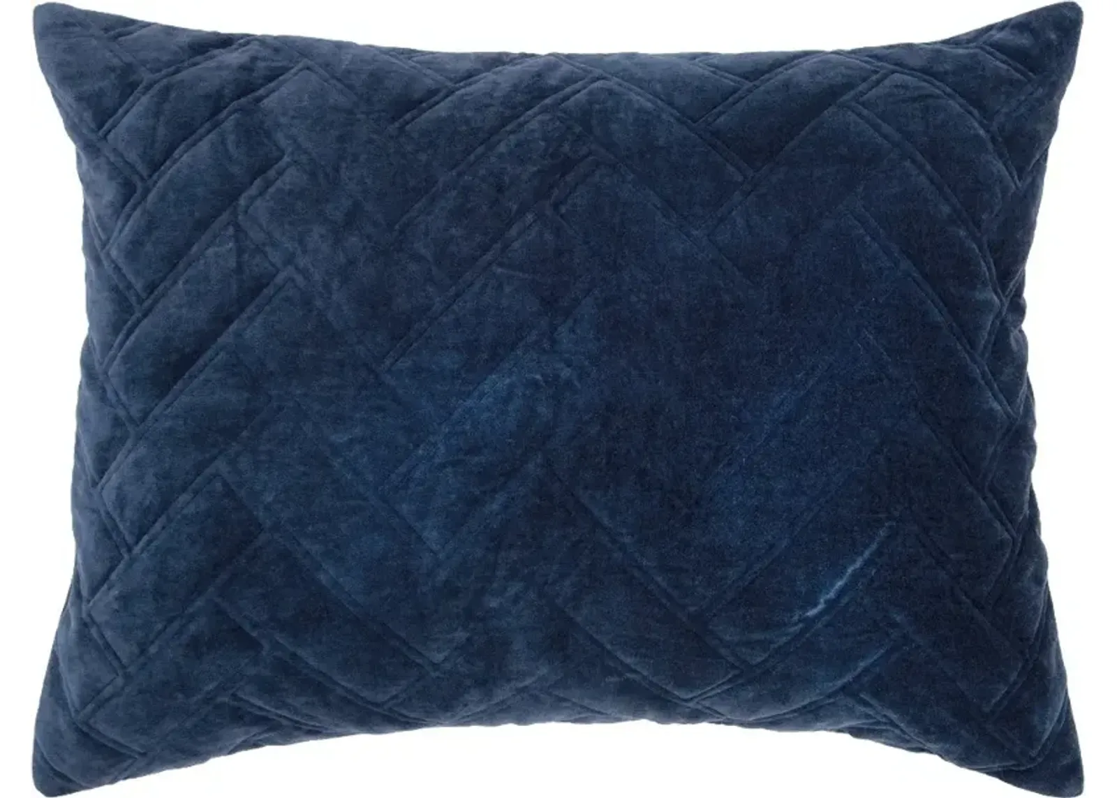 Indigo Blue King Size Quilted Sham - Riviera